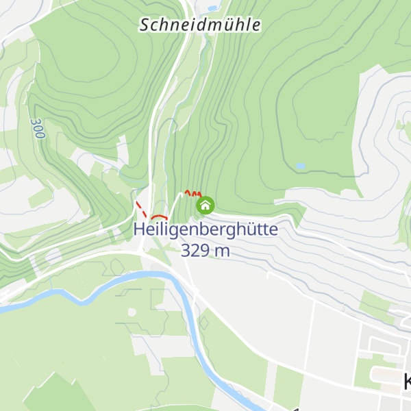 Map of Heiligenberghütte