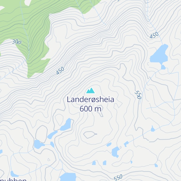 Map of Landerøsheia