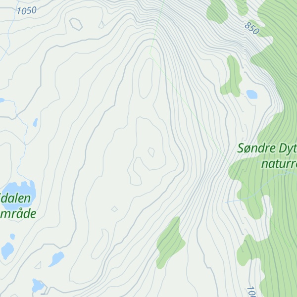 Map of Søre Dyttholknatten