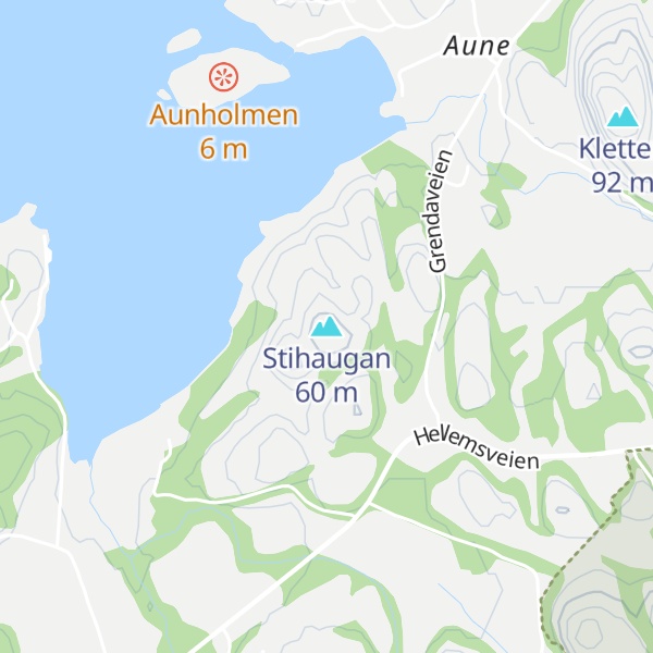 Map of Stihaugan