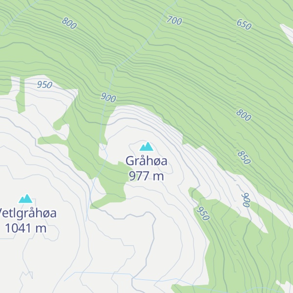 Map of Gråhøa