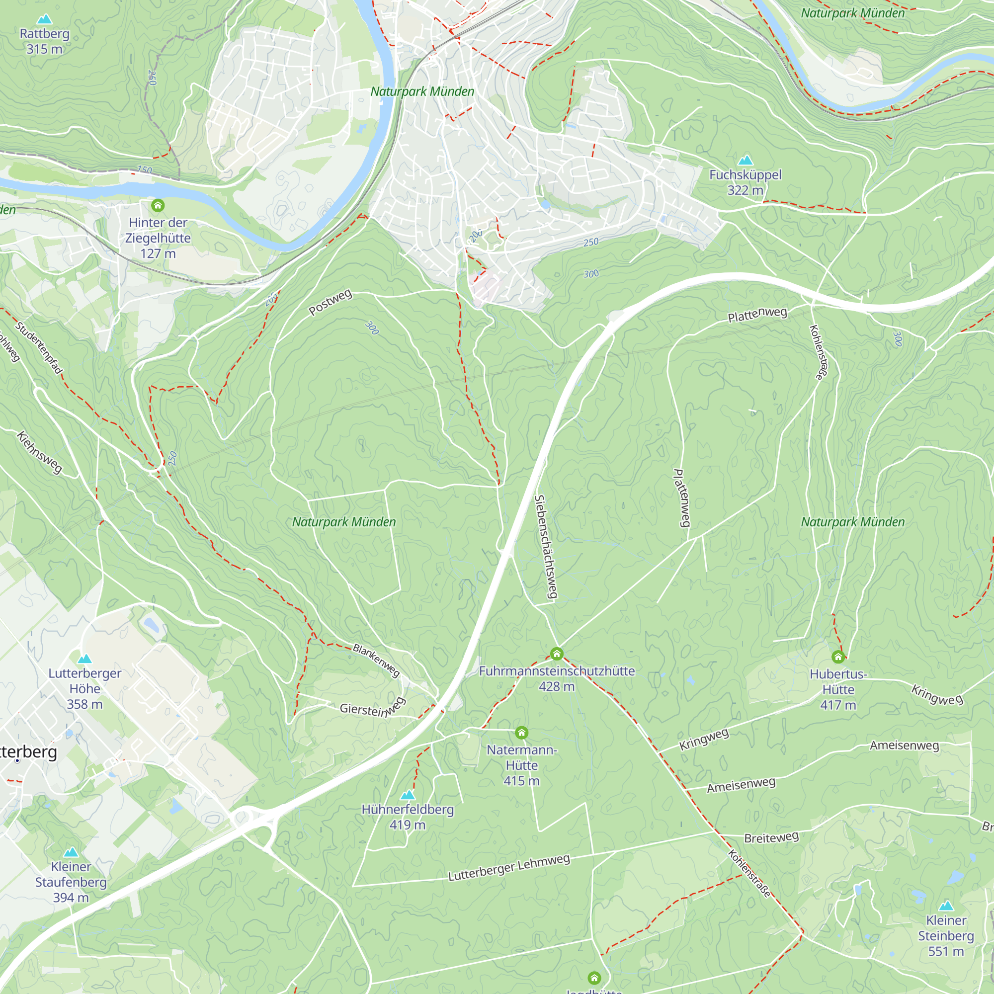 Buddeleichenhütte map