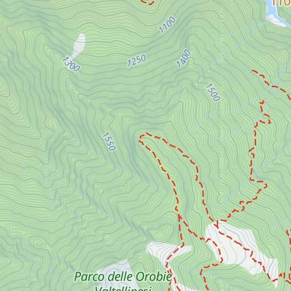 Map of Pizzo della Pruna
