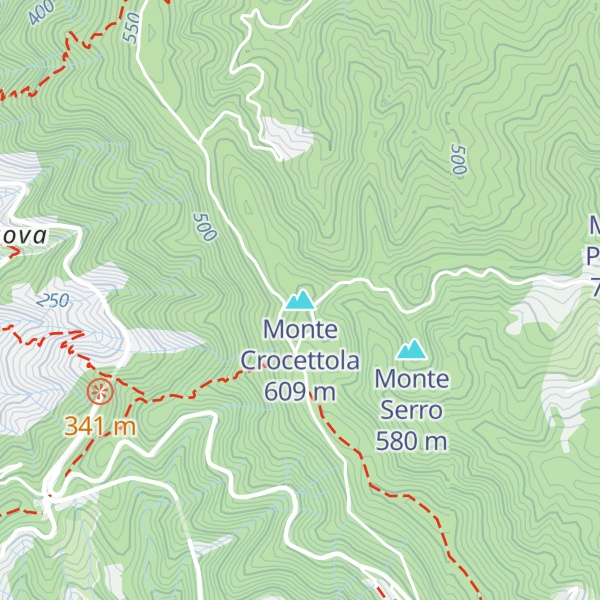 Map of Monte Crocettola