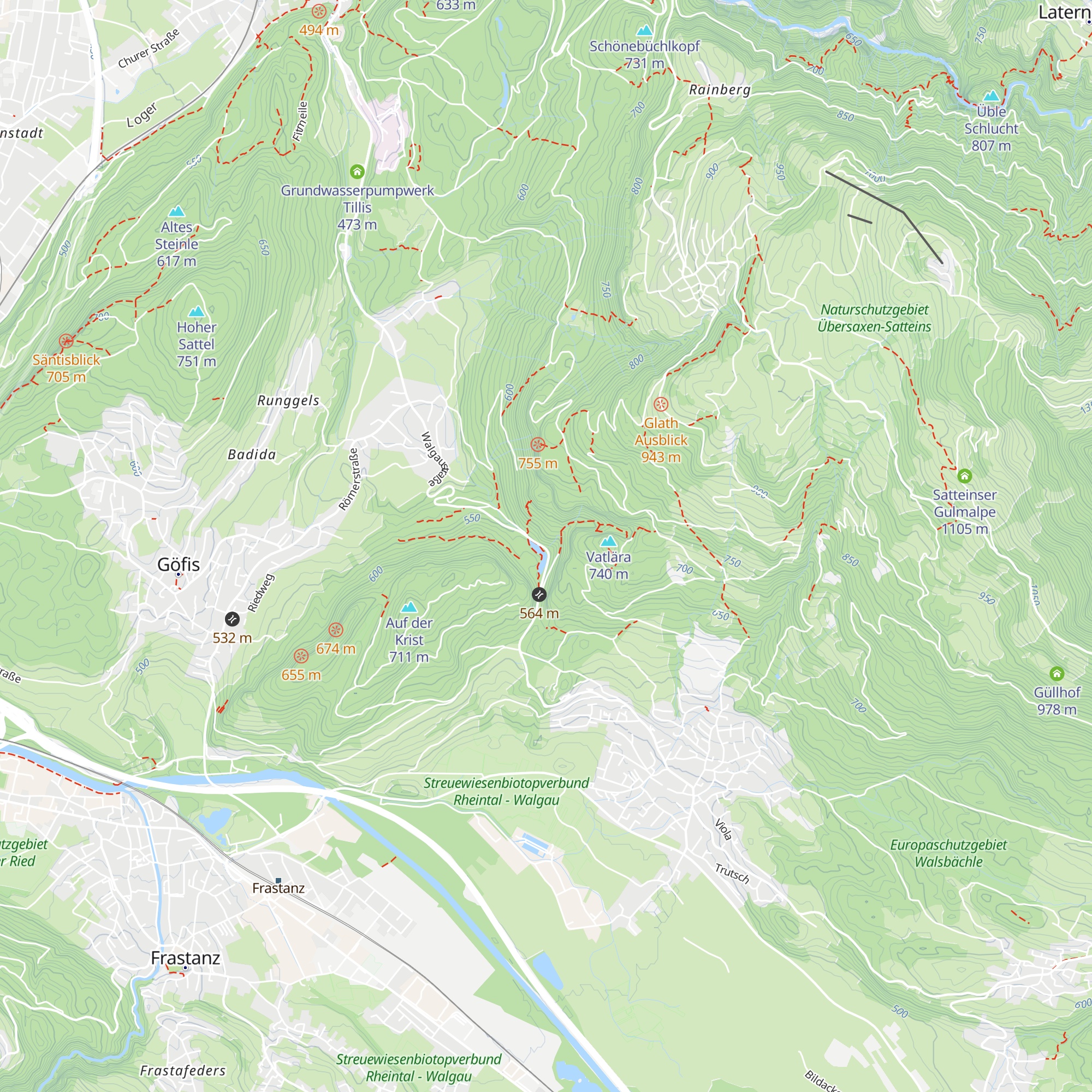 Schwarzer See map