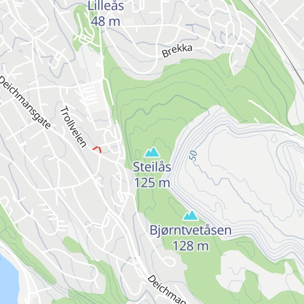 Map of Steilås