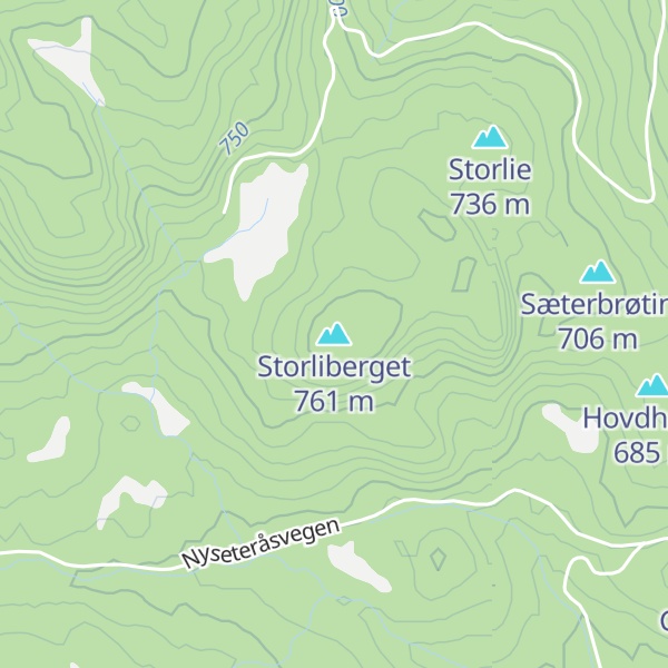 Map of Storliberget