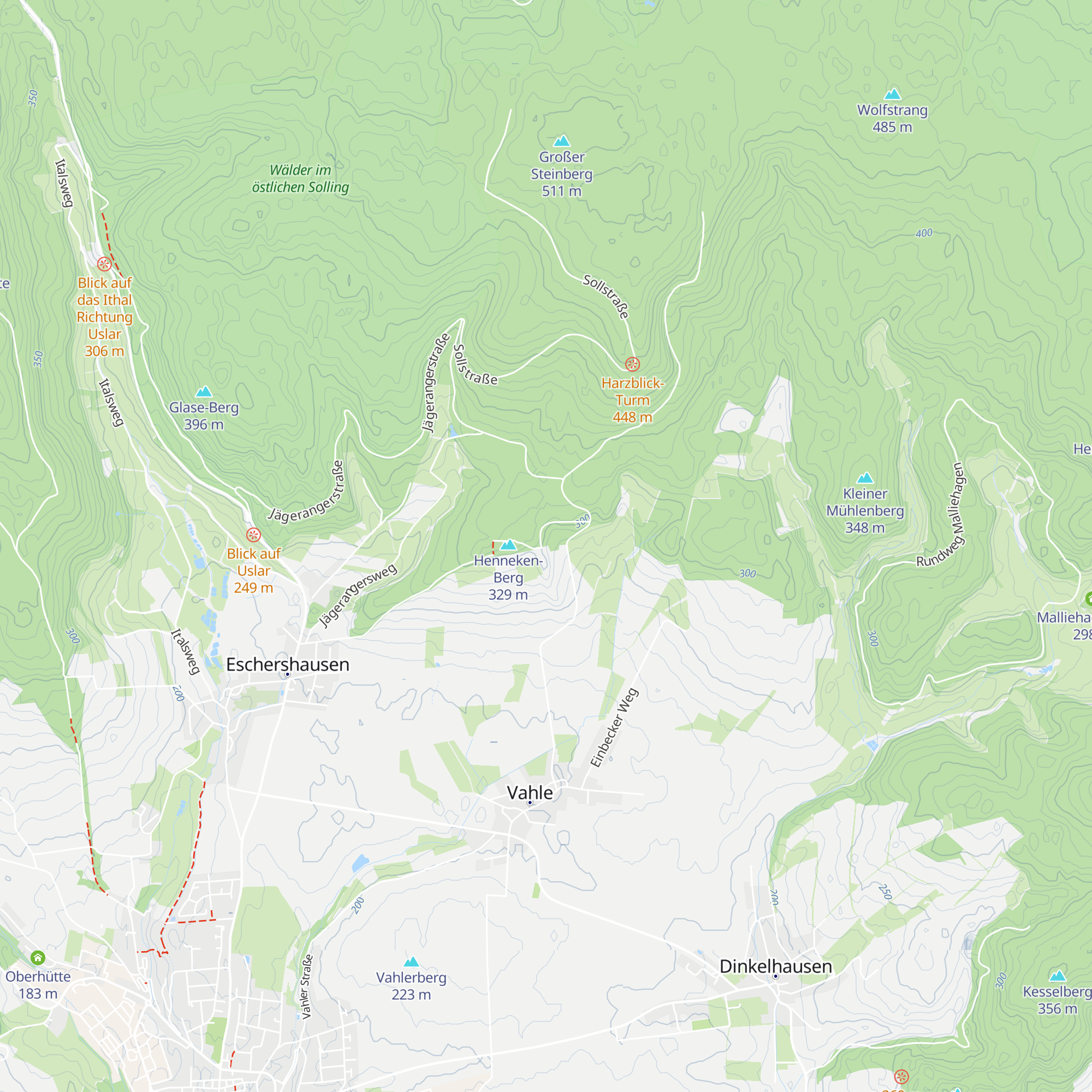 Grillhütte Vahle map
