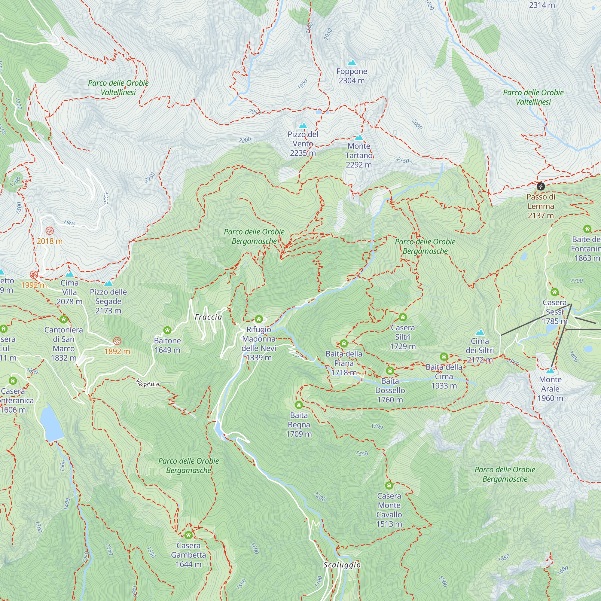 Piede d'Azzaredo map