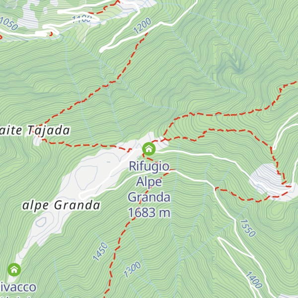 Map of Rifugio Alpe Granda