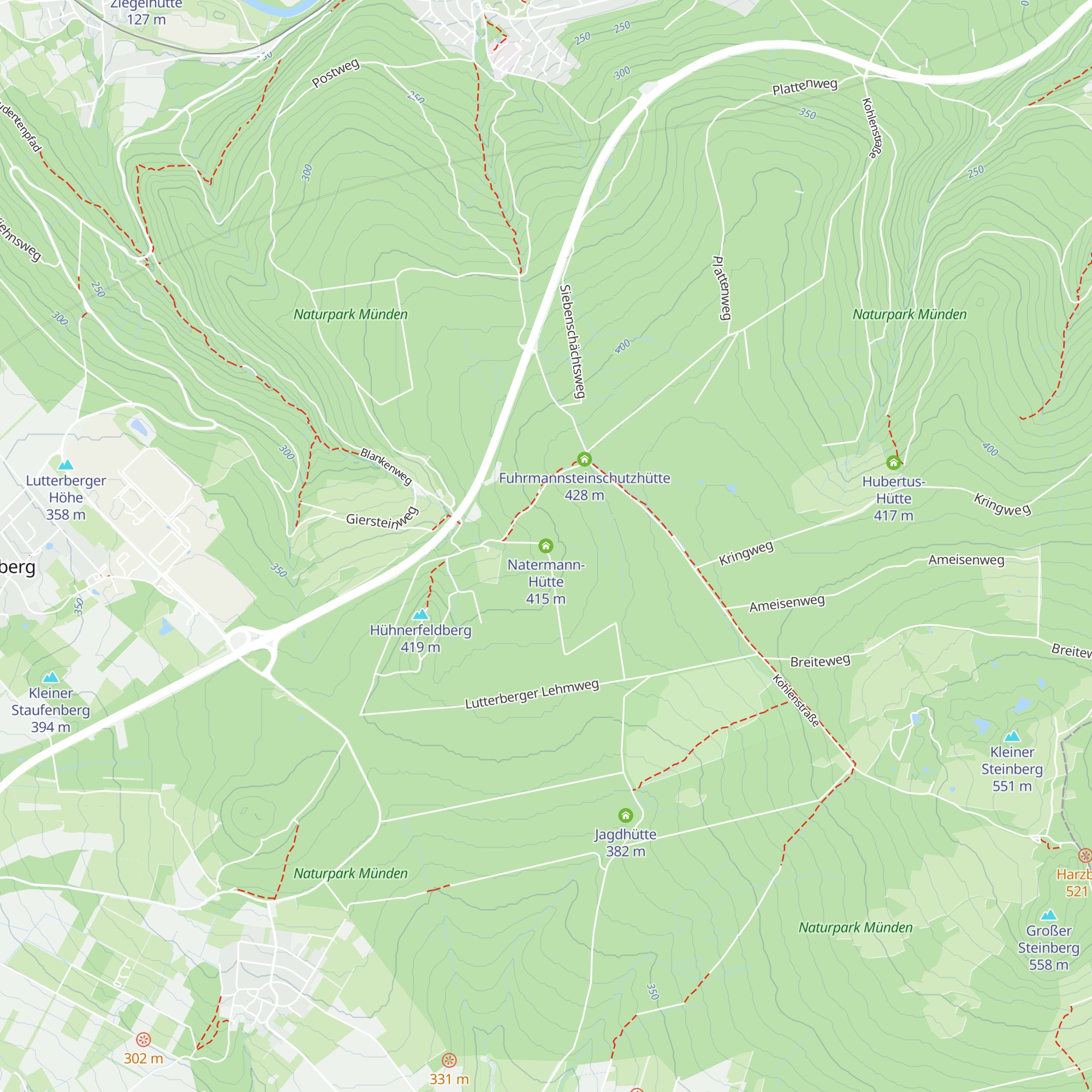 Natermann-Hütte map