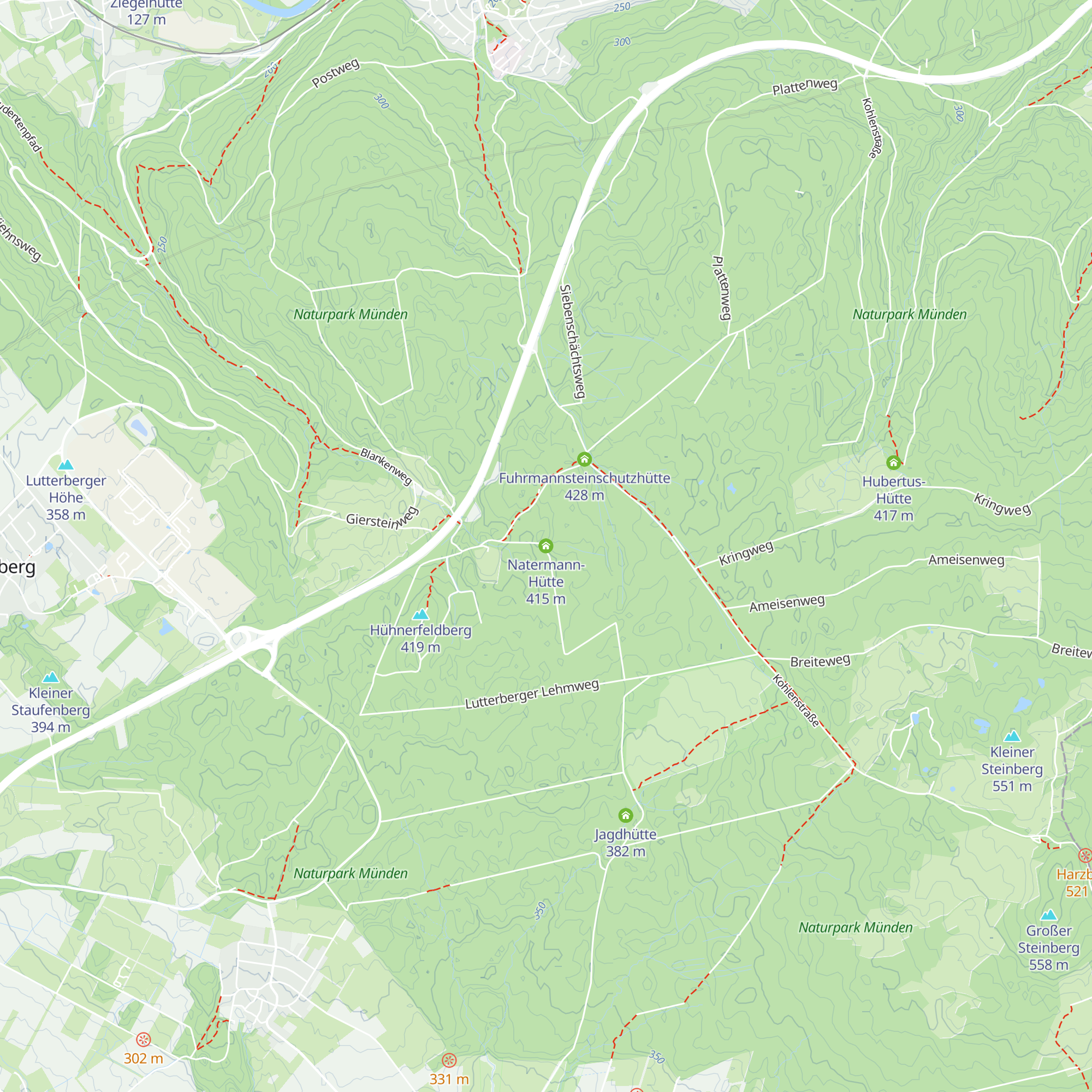 Natermann-Hütte map