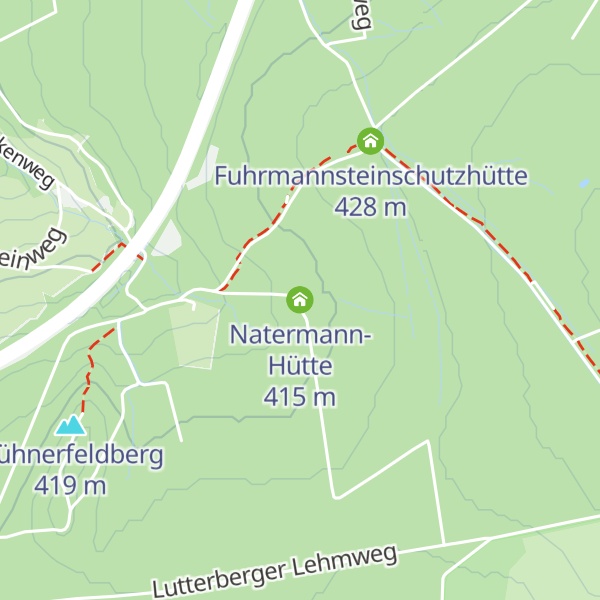 Map of Natermann-Hütte