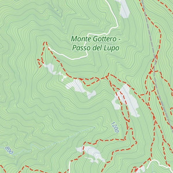 Map of Monte Chiappa