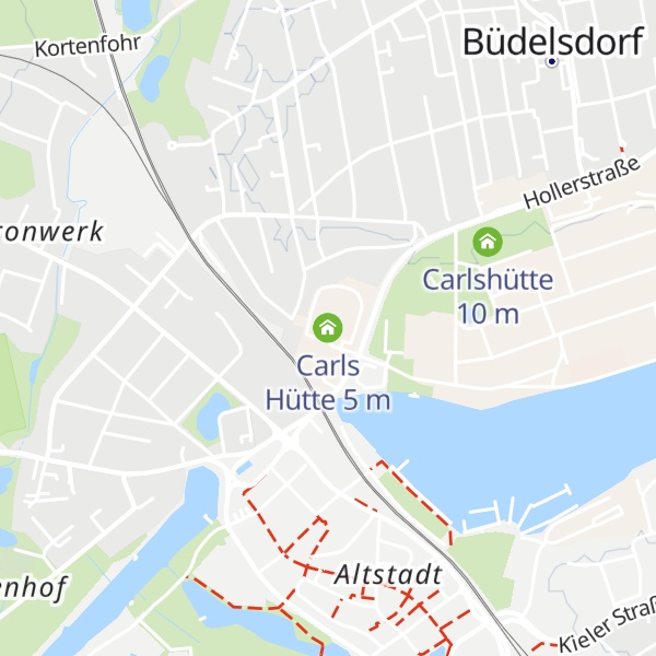 Map of Carls Hütte