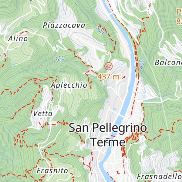 Map of Albergo Paradiso