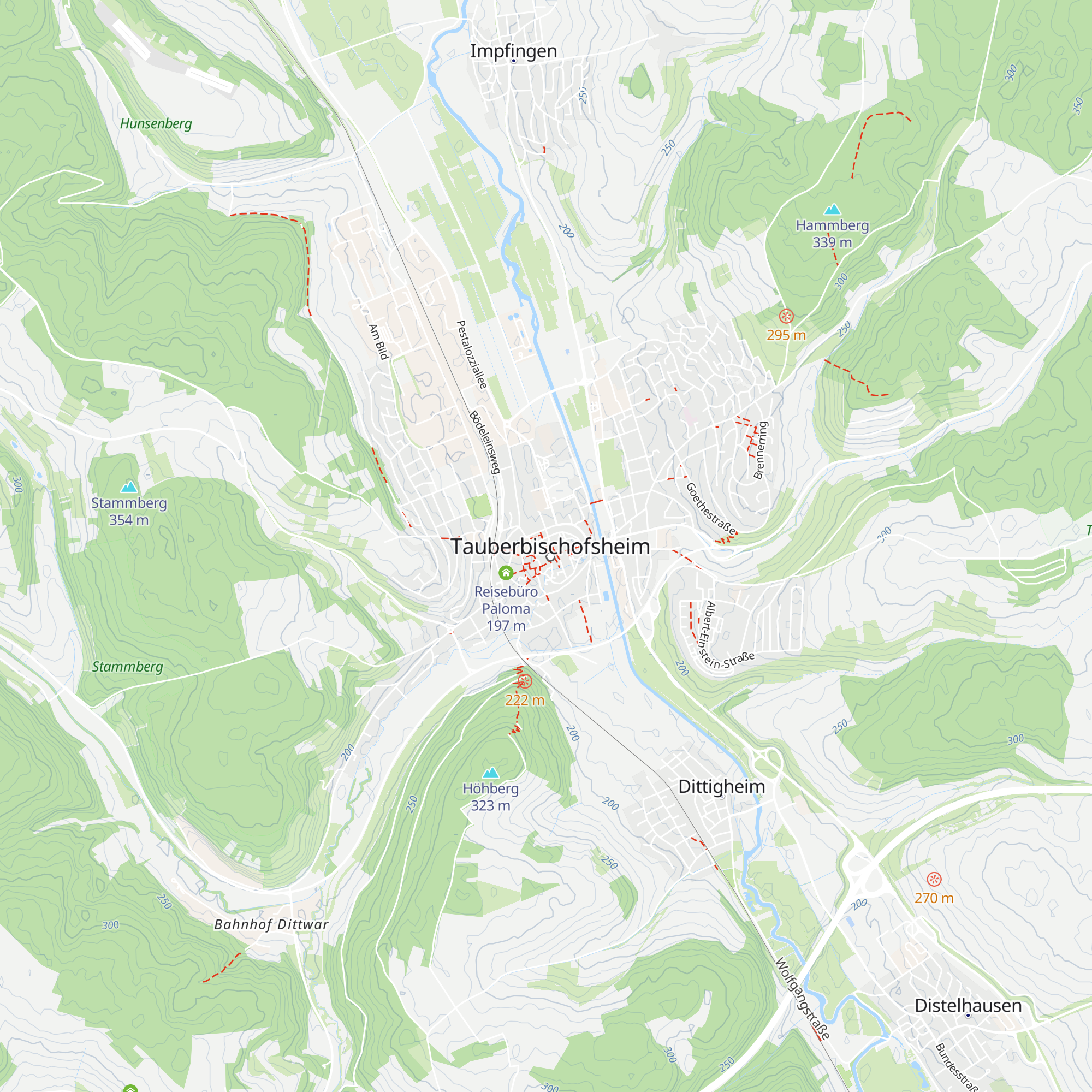 Tourist Information map