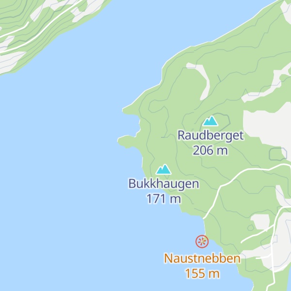 Map of Raunesset