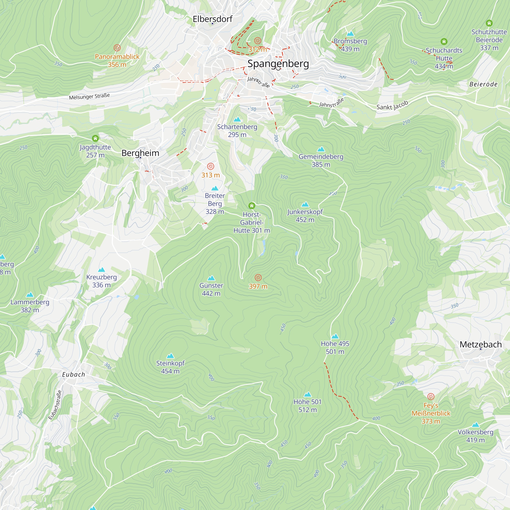 Willi Gundlach Hütte map