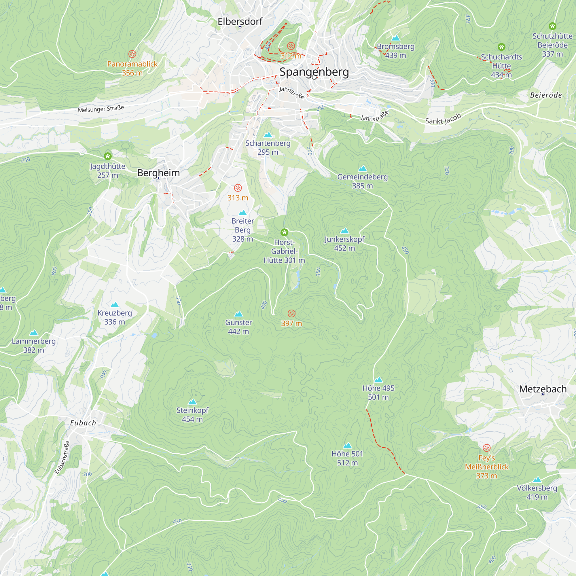 Willi Gundlach Hütte map
