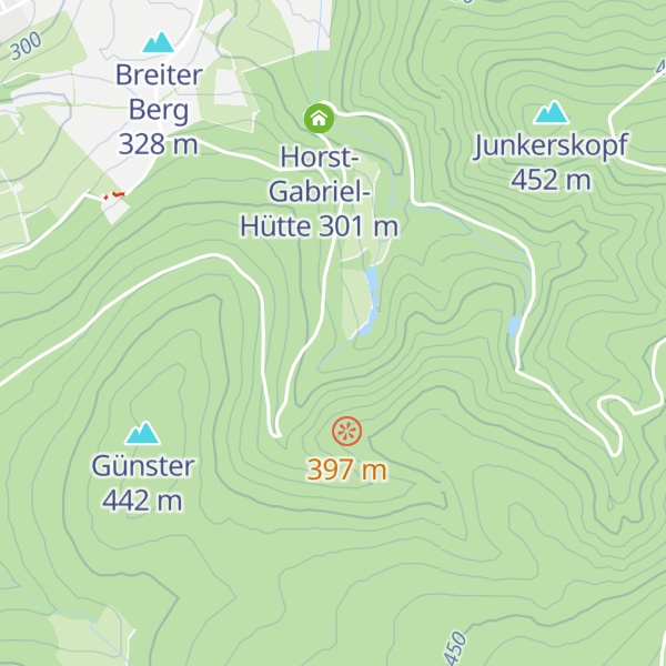 Map of Willi Gundlach Hütte