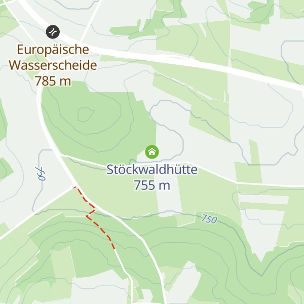 Map of Stöckwaldhütte