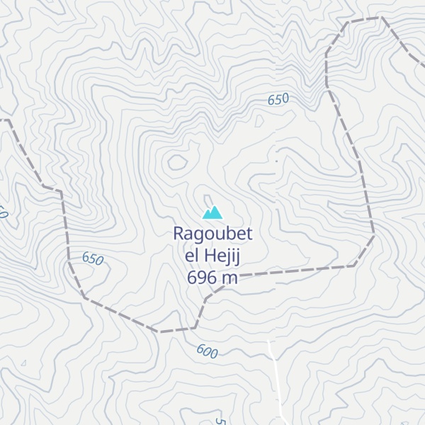 Map of Ragoubet el Hejij