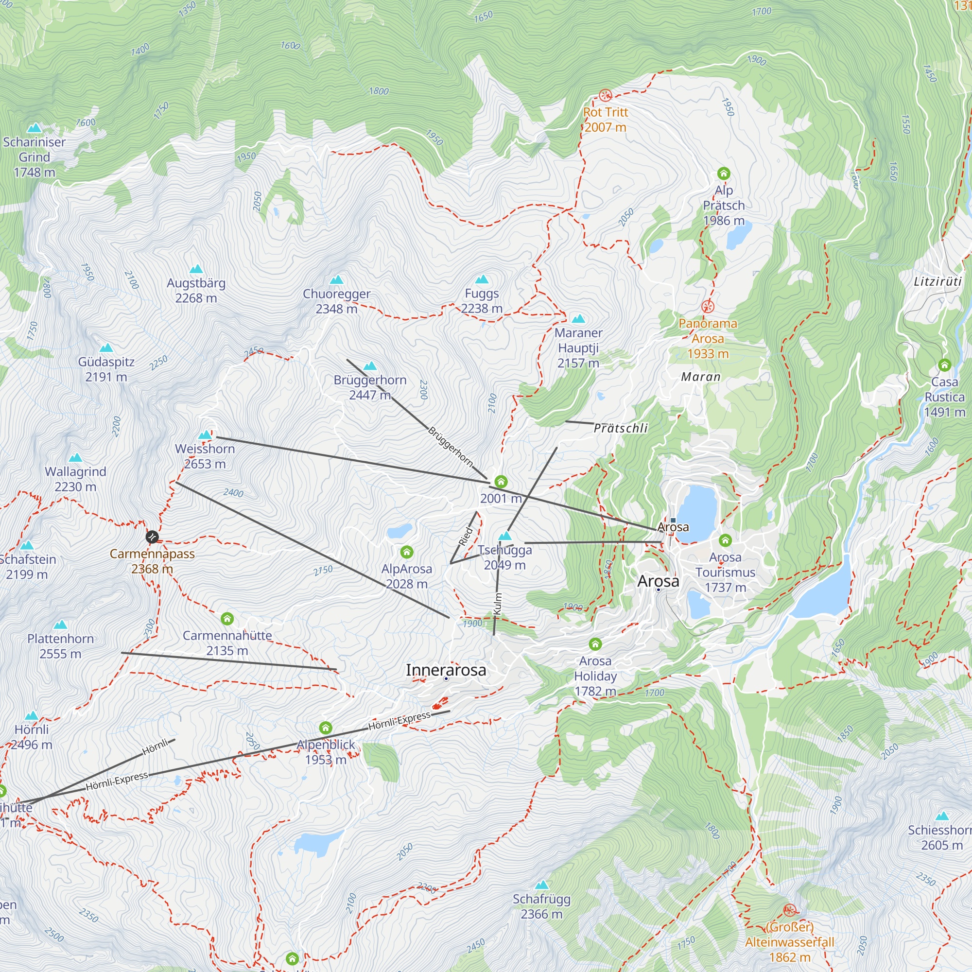 Brüggerstuba map