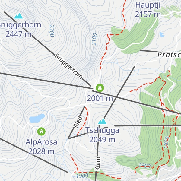 Map of Brüggerstuba