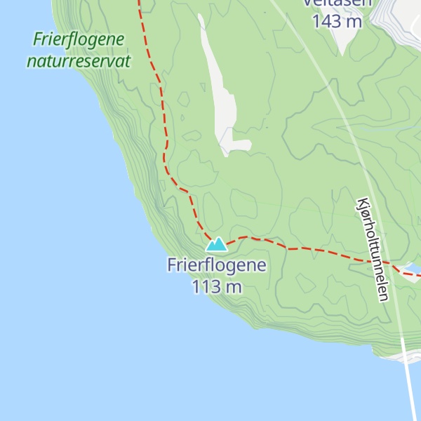 Map of Prekestolen