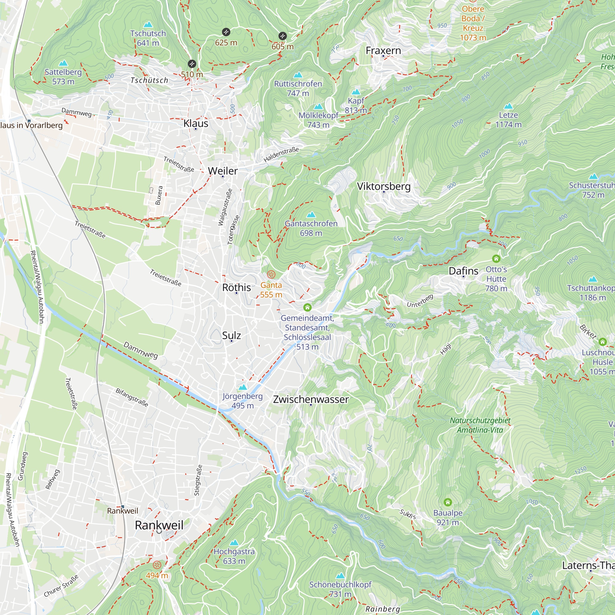 Gemeindeamt, Standesamt, Schlösslesaal map