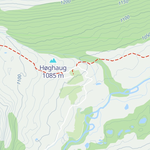 Map of Haverdalseter Turisthytte