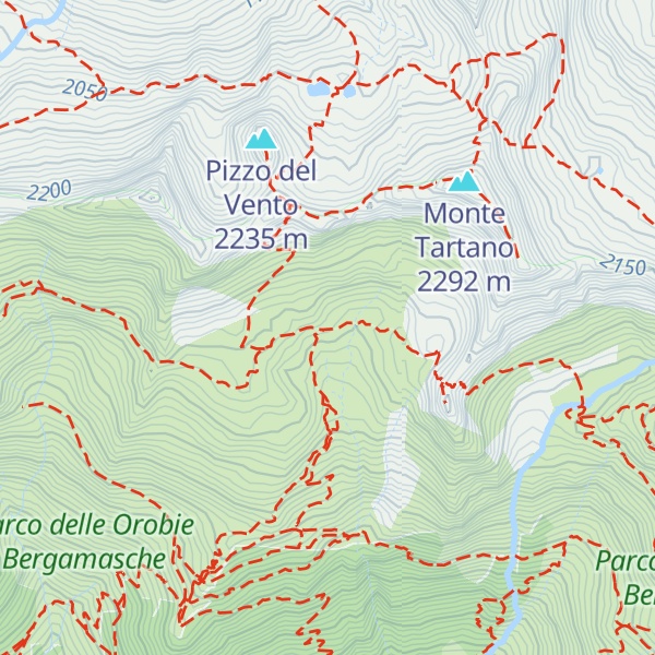 Map of Bivacco Alberto Zamboni