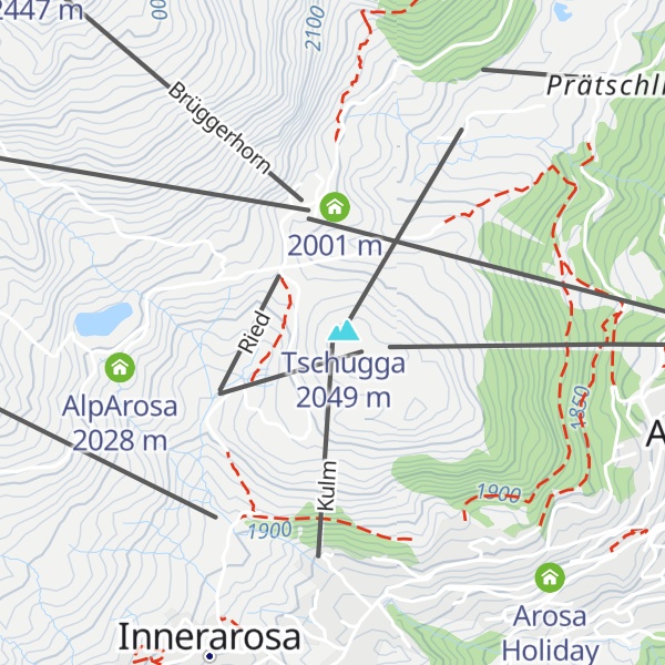 Map of Sit hütte