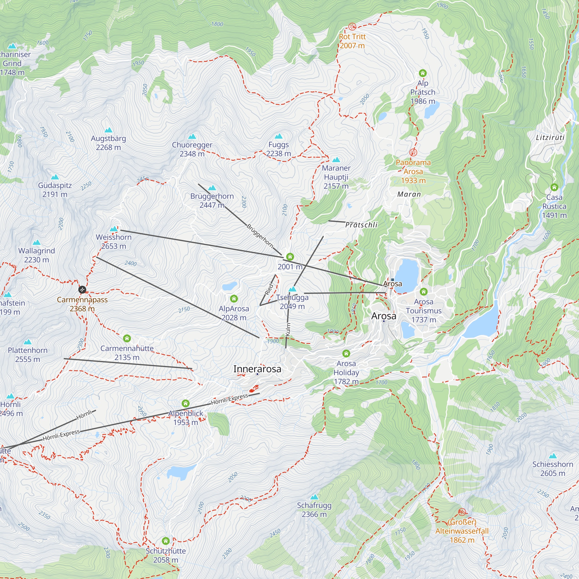 Sit hütte map