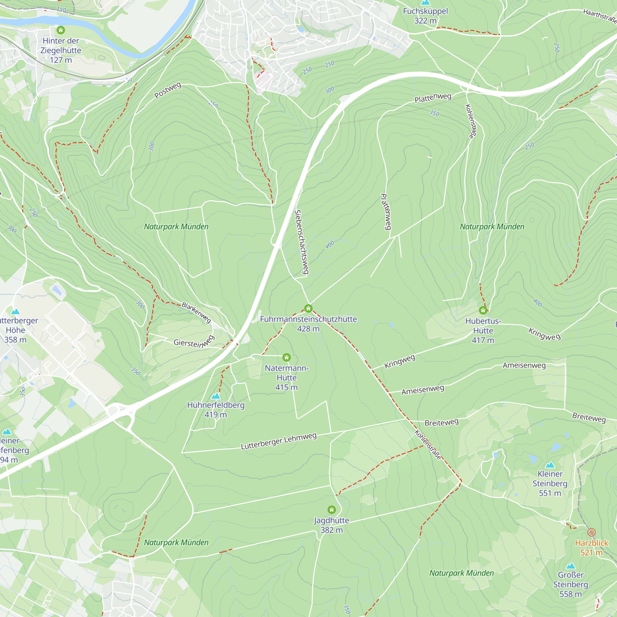 Fuhrmannsteinschutzhütte map