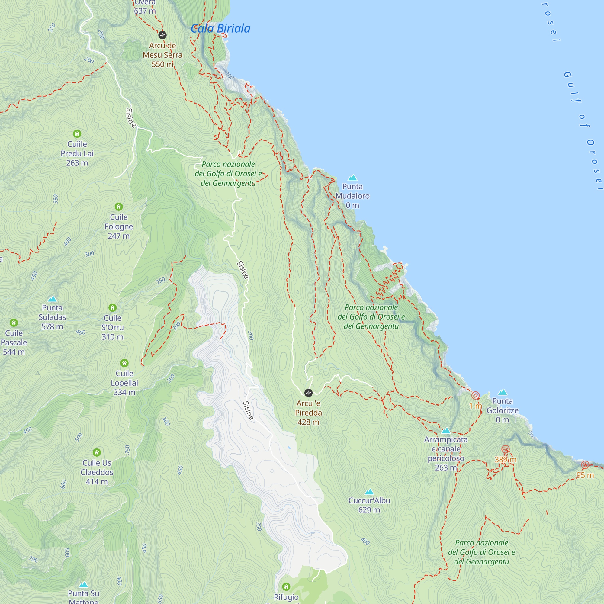 Cuile Frades Canos map