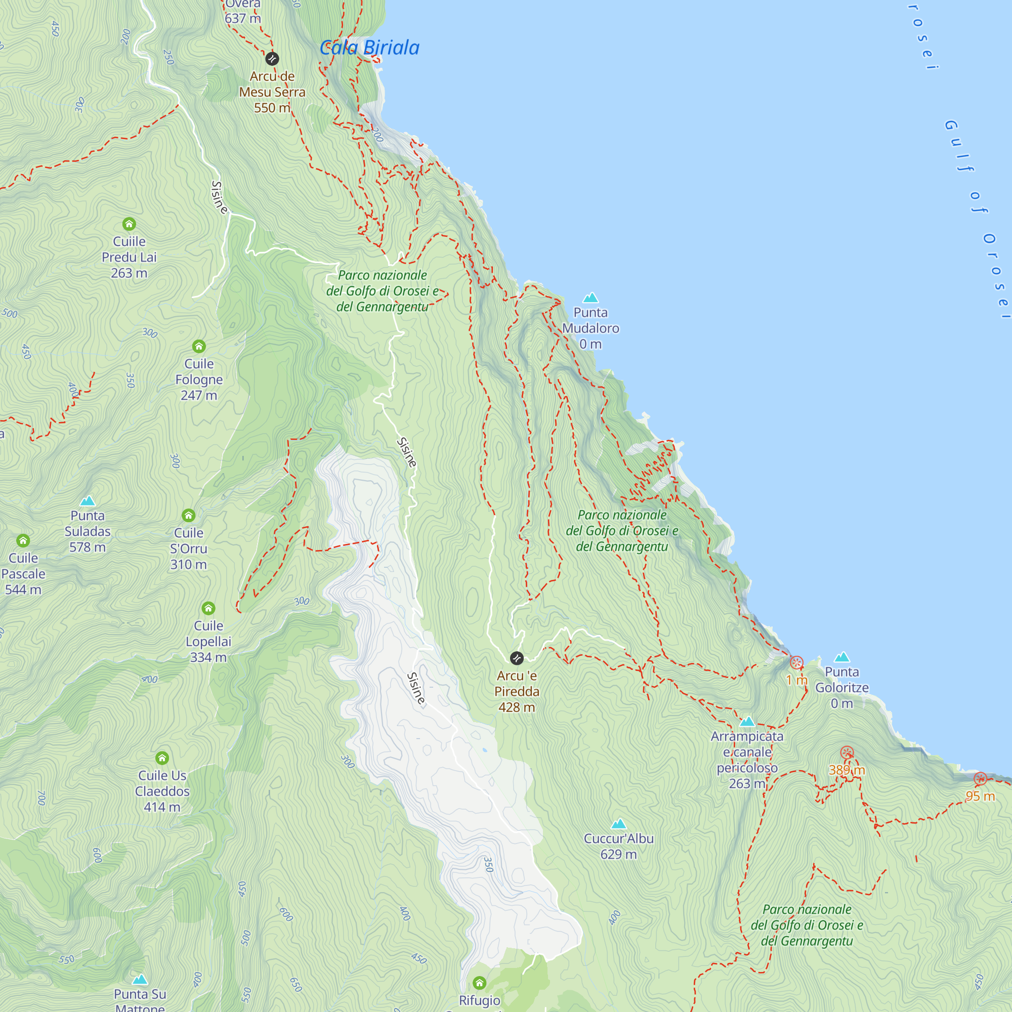 Cuile Frades Canos map