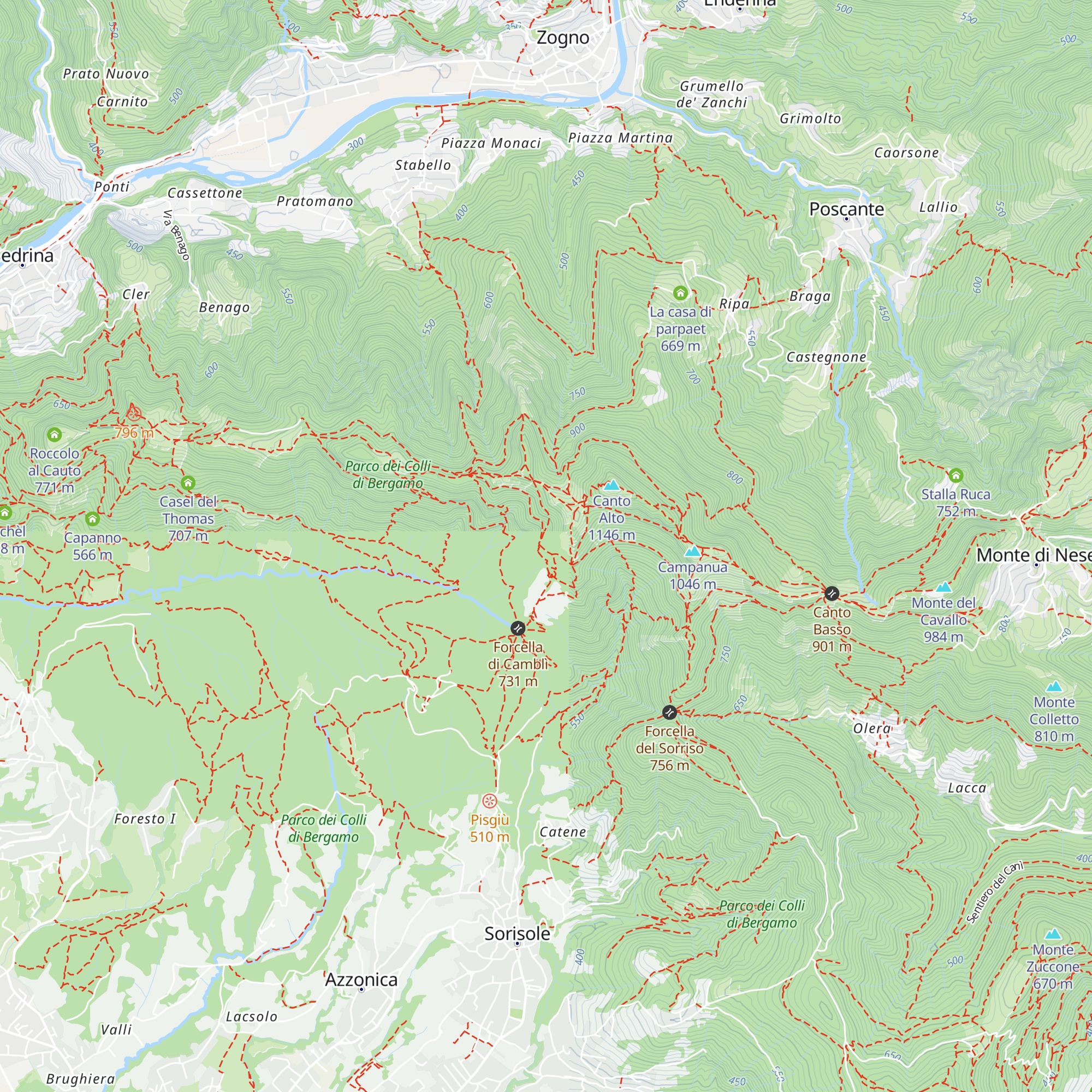 La Senna map