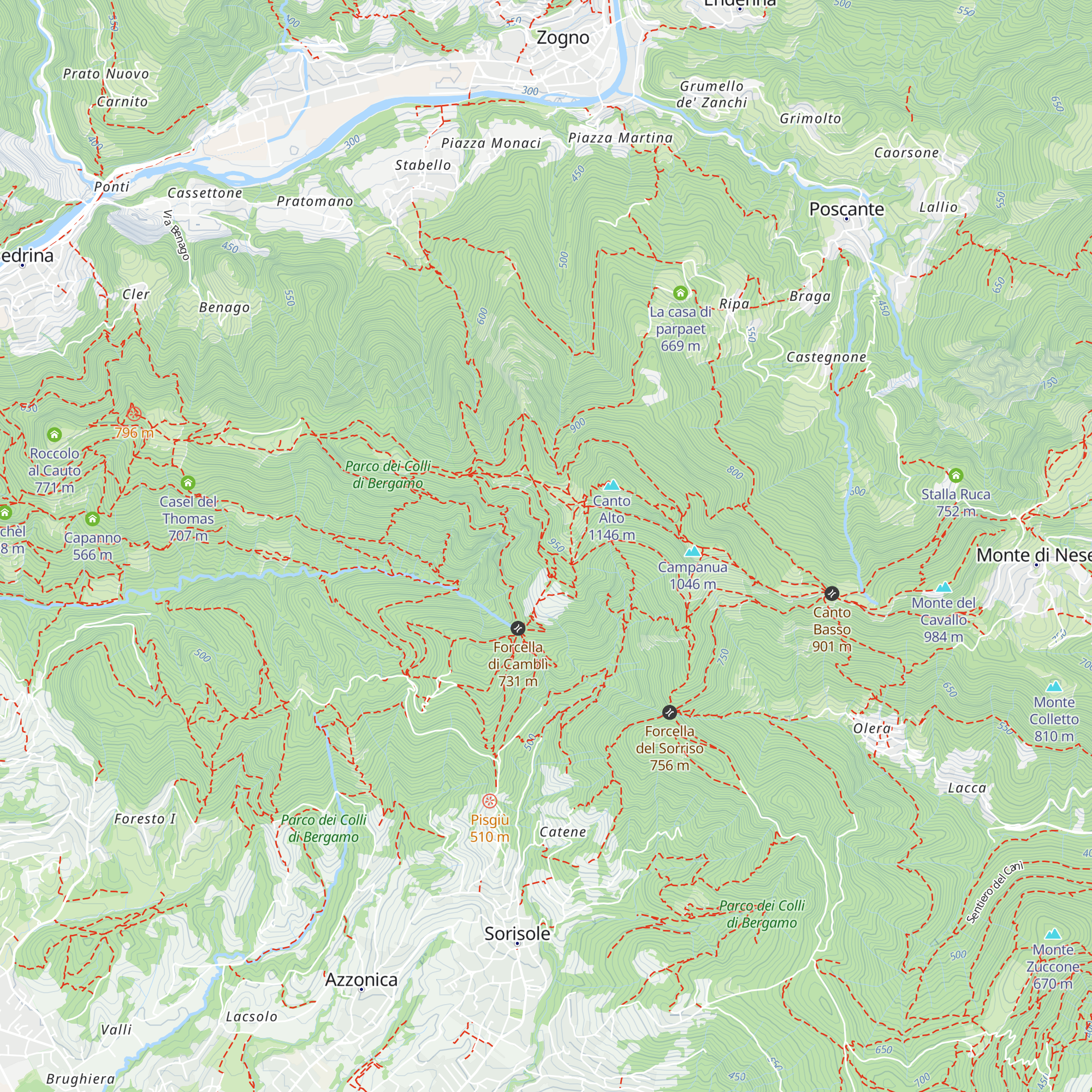 La Senna map