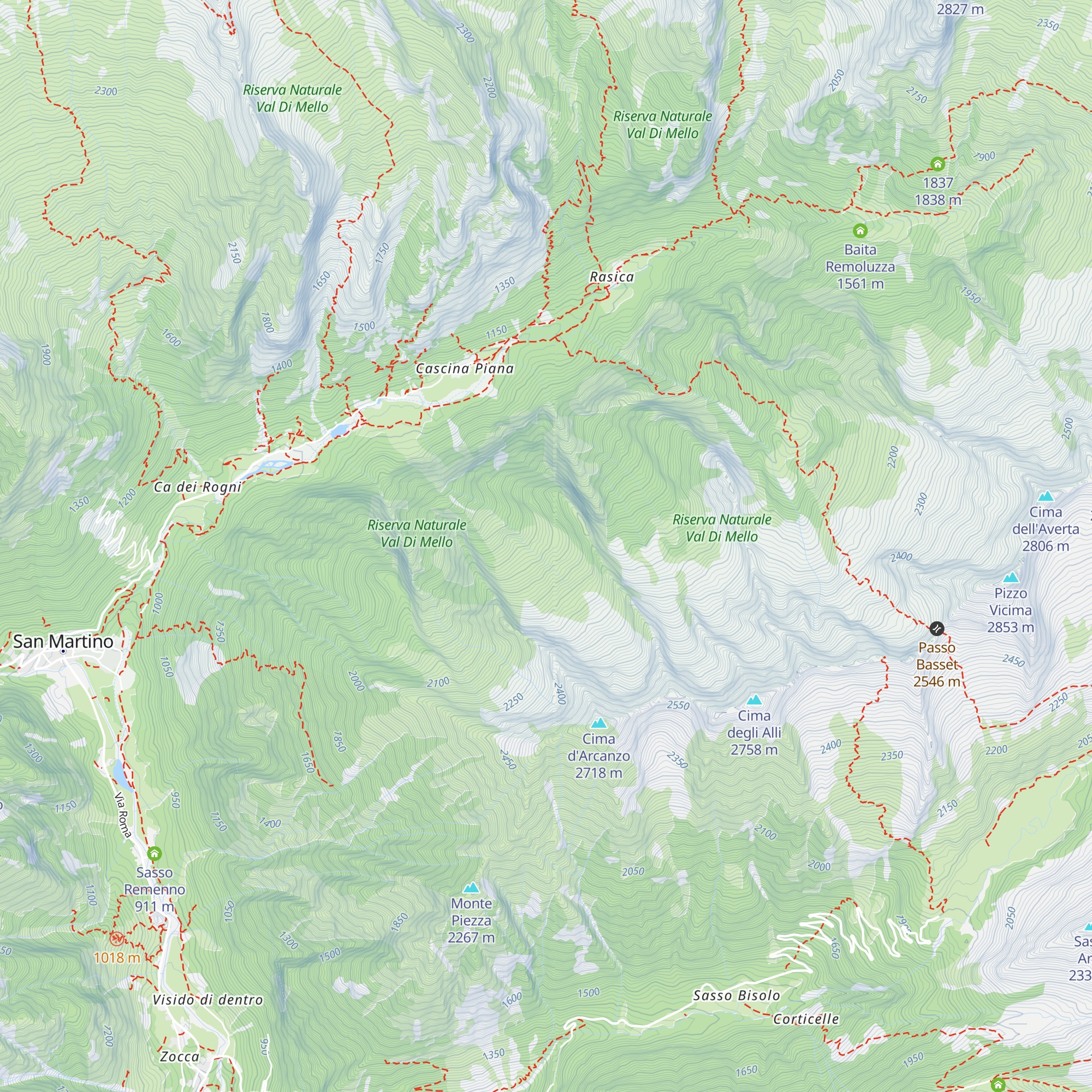 Baita Di Mezzola map