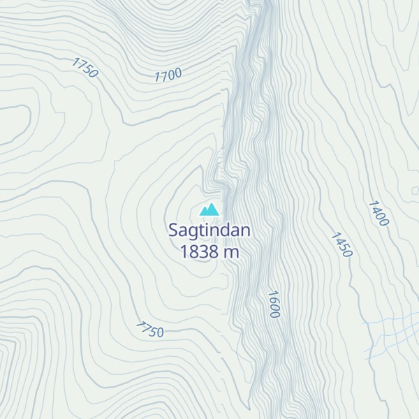 Map of Sagtindan