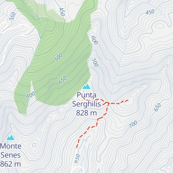 Map of Punta Serghilis