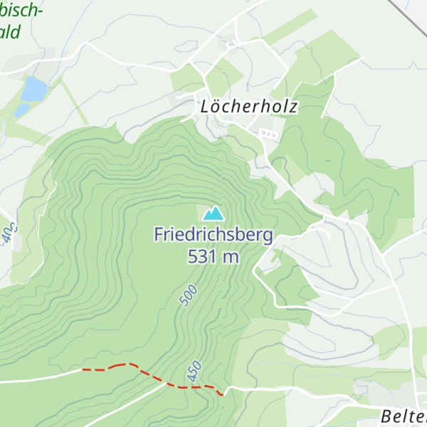 Map of Friedrichsberg