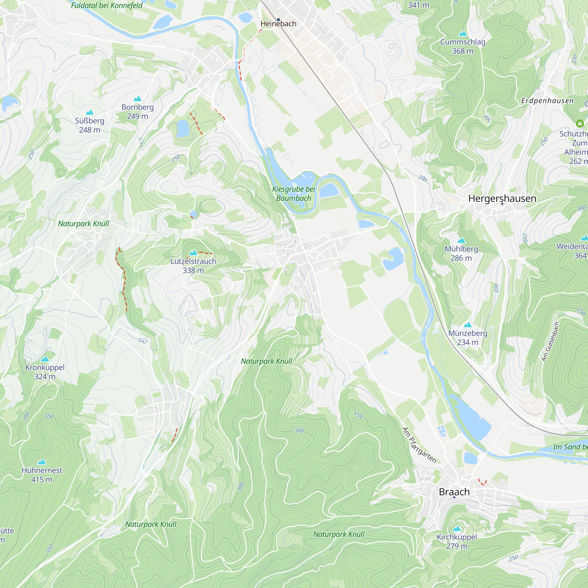 Sängerhütte map