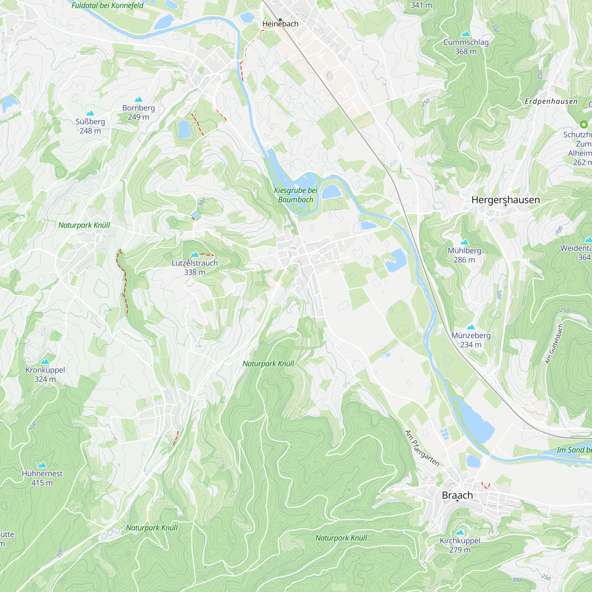 Sängerhütte map
