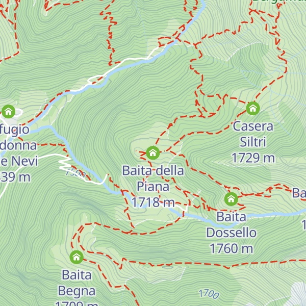 Map of Baita della Piana