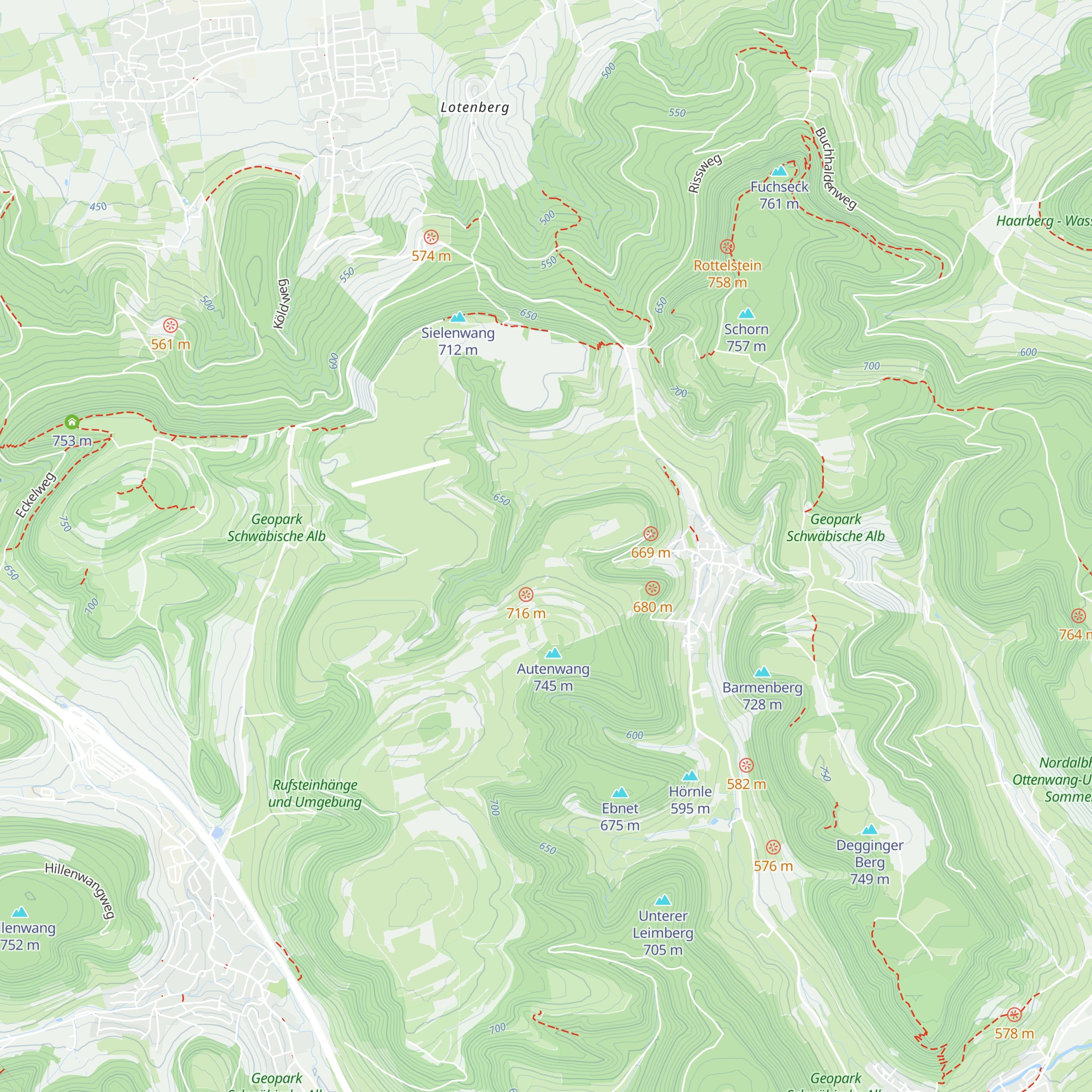 Hütte map