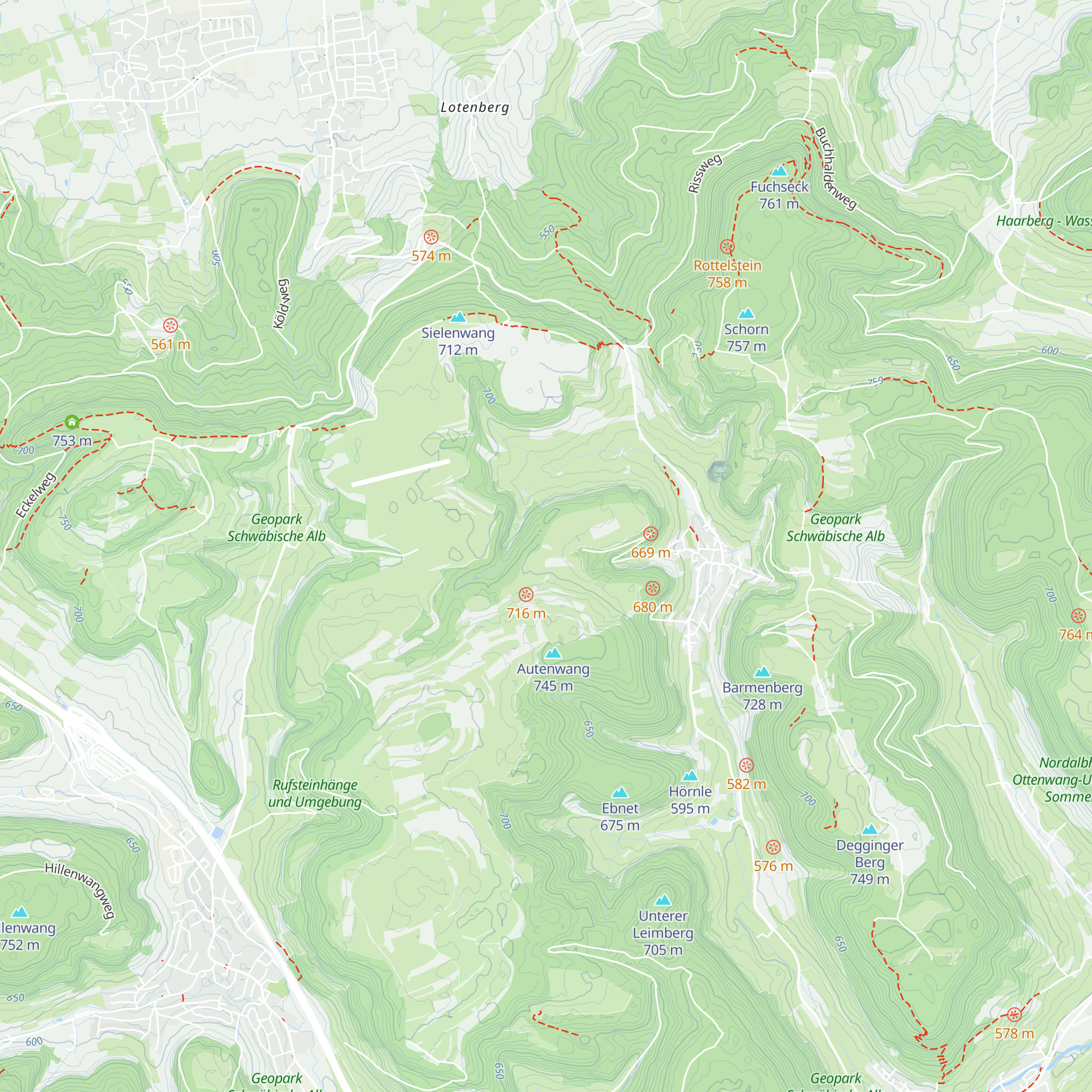 Hütte map