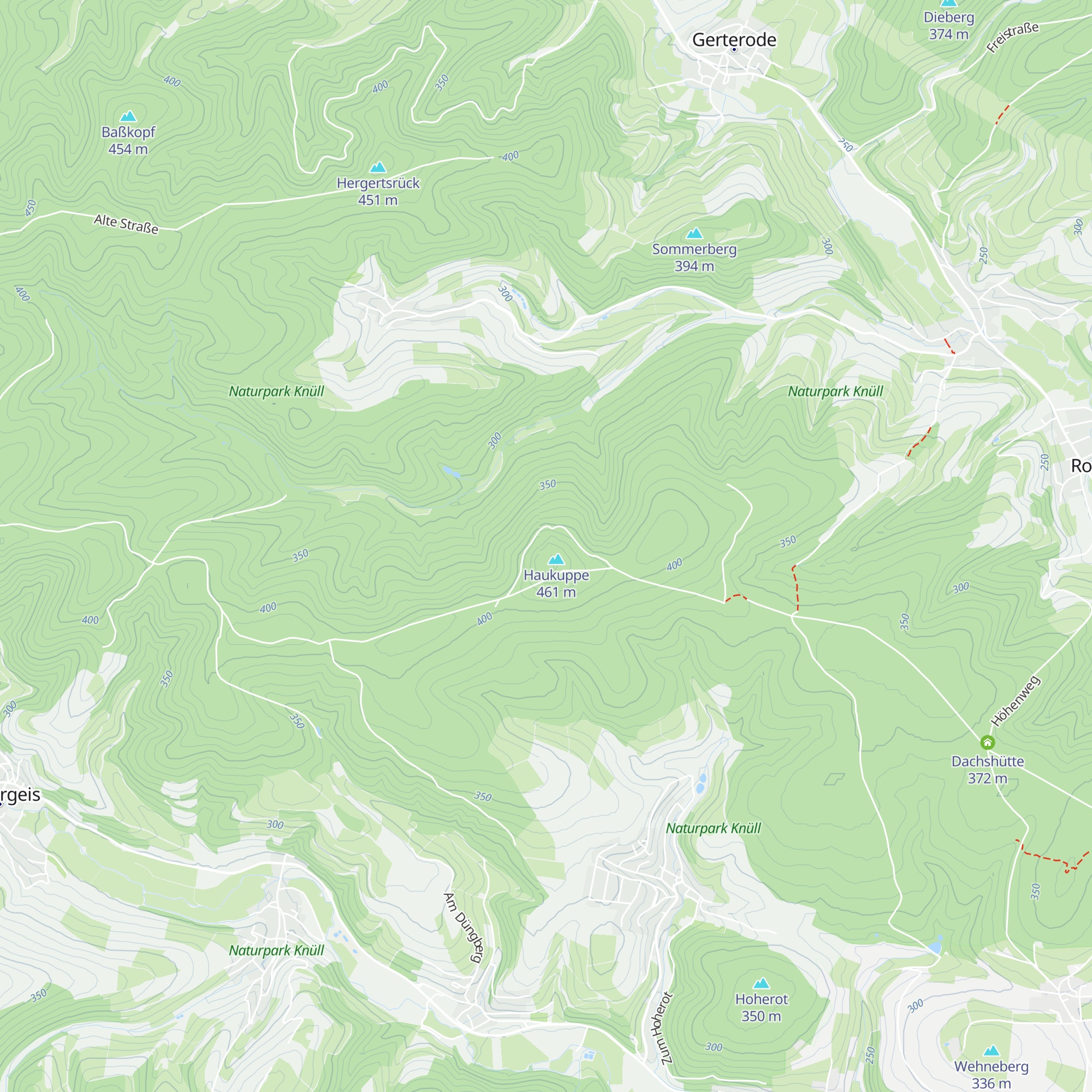 Auerhahnhütte map